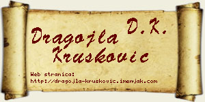 Dragojla Krušković vizit kartica